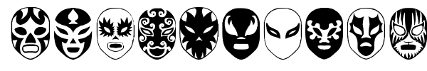 Arena Mascaras font preview